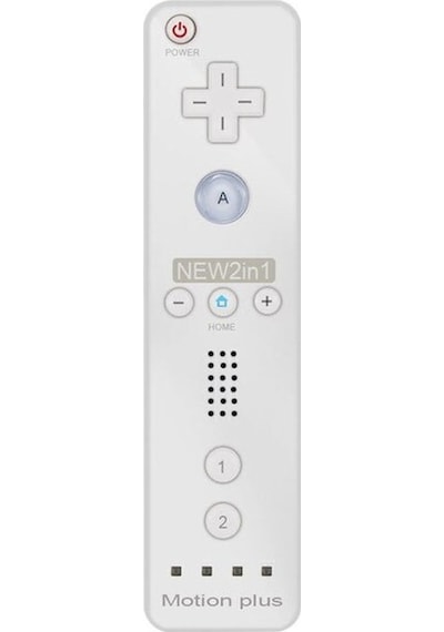 Wii 2 In 1 Remote + Nunchuk Controller Motion Plus