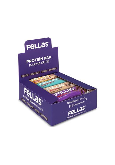 Tr Protein Bar, Karma Kutu 4 Çeşit , 32gr X 12 Adet 2 Paketi