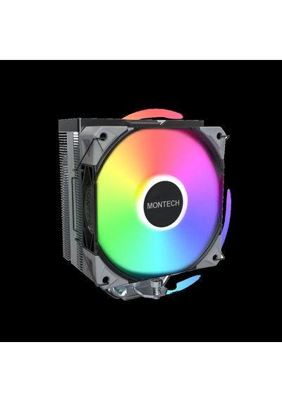 Montech Nx400 Argb - Cpu Soğutucu, Tek Kule, 4 Gelişmiş Isı Borusu, 52 Kanatlı Isı Emici, E28, 120 M 73143123