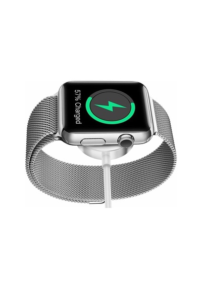 Apple Watch İle Uyumlu Manyetik Kablosuz Şarj Kablosu - Series 9/8/7/6/5/4/3/2/1/se Modellerine Uygun Usb-a Akıllı Saat Şarj Aleti 1m