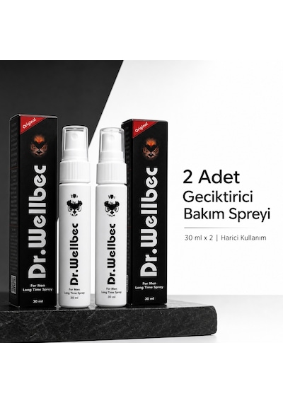 Dr. Wellbec Erkek Bakım Spreyi 30 Ml 2 Adet