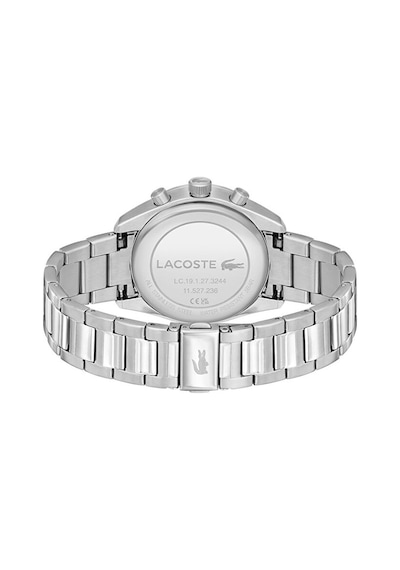 Lacoste 2011380 Quartz Çelik Gri Mavi Kadran 42 Mm Erkek Kol Saati