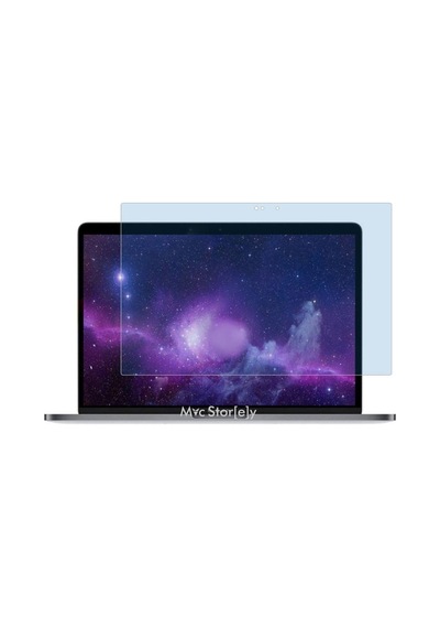 Macbook Air M1 Ve Macbook Pro M1-m2 13 İnç Uyumlu Şeffaf Anti Blueray Ekran Koruyucu Göz Yormayan Touch Bar Touch Id
