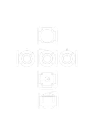 065z0435 Hfe 3 Pn6 100/225 Rotary 3 Yollu, Flanş