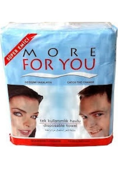 More For You Tek Kullanımlık Havlu 100 Adet