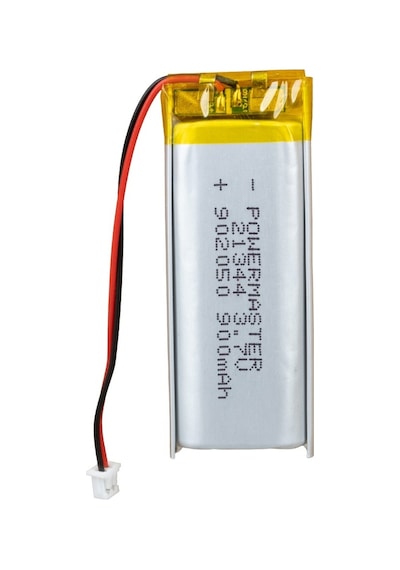 Powermaster 3.7 Volt 900 Mah Lityum Polimer Şarjlı Pil 9x20x50 Mm Akıllı Saat Kulaklık Pili