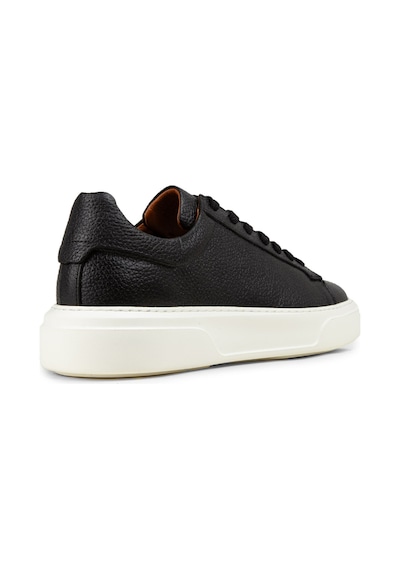Deery Erkek Siyah Hakiki Deri Sneaker Ayakkabı - 04651msyhe01