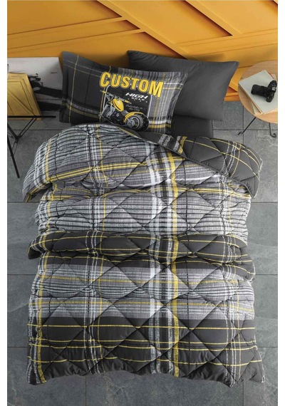 Clasy Ranforce Uyku Seti Tek Kişilik Road Star V1 Sarı