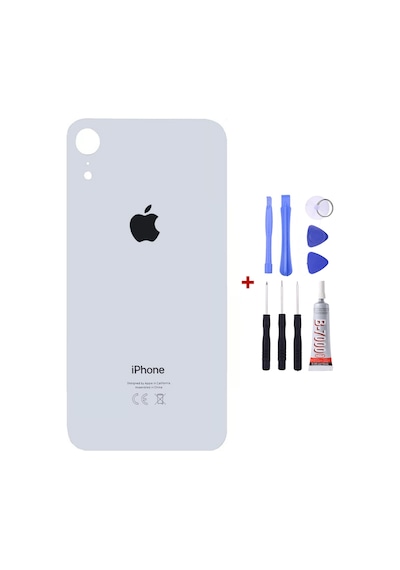 Apple Uyumlu iPhone Xr Beyaz Arka Cam Kapak Arka Pil Kapağı