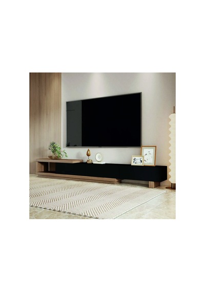 Pine Nero Tv Ünitesi Siyah - Atlantik Çam Pine Nero Tv Ünitesi Siyah - Atlantik Çam