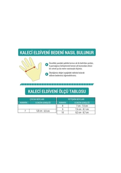 Avessa Kemikli Kaleci Eldiveni Gk-100 Viona Alman Avuç Içi Lateks Çok Renkli