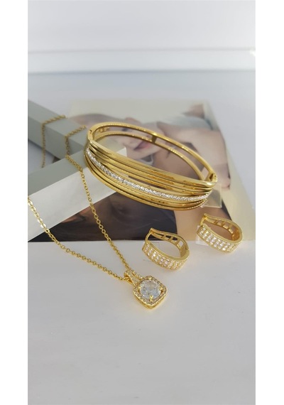 Sones Çelik Takı Setleri Sns500801 Gümüş - Rose Gold