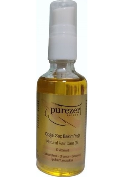 Purezer Natural Doğal Saç Bakım Yağı 50 ML