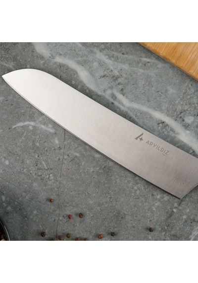 Aryıldız Plurex Santoku Bıçağı 21 Cm Mavi
