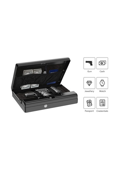 Mühlen Gunsafe 15D Dijital Şifreli Taşınabilir Çelik Silah Kasası
