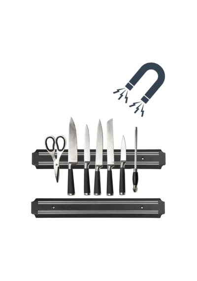 Mıknatıslı Paslanmaz Duvar Bıçak Asma Askısı Standı 55 Cm Düzenleyici Organizer Aparatı - 629509243 Diğer