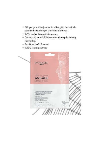 Byphasse Skin Booster Kağıt Yüz Maskesi