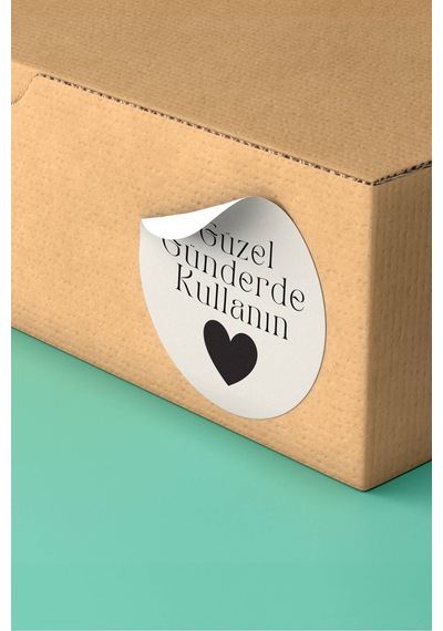 Güzel Günlerde Kullanın Sticker 3x3cm St2307 Çok Renkli