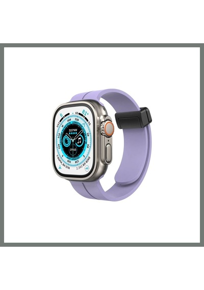 Bezos Watch 42mm Uyumlu Kr412 Elegance Stylısh Kordon - Lila Mmbz