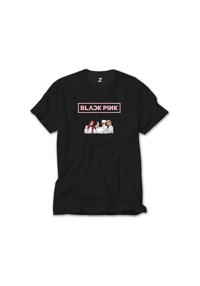 Blackpink Face Siyah Tişört Siyah
