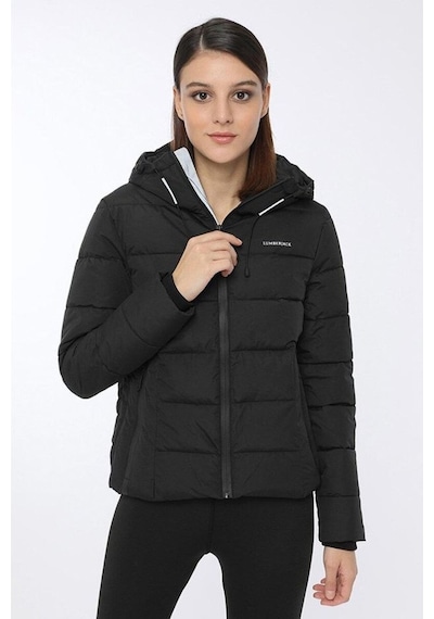 Lumberjack Apreski Coat Erkek Siyah Kadın Mont 2sn31 001