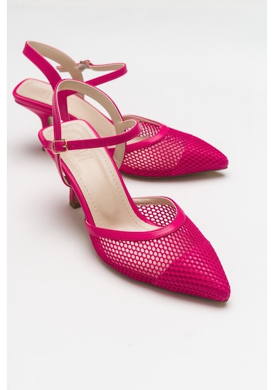 Luvishoes Chıc Fuşya Kadın Topuklu Ayakkabı Fuşya