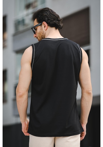 Mozi Mikro Polyester Slim Fit Performans Antrenman Sporcu Erkek Atlet 001