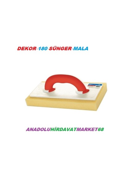 Dekor Süngerli Mala Derz Çekme Malası Sıva Düzeltme Malası