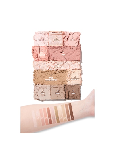 Missha Mood Moment Mat Ve Işıltılı Tonlar Barındıran Far Paleti 1 Rosy Rooftop