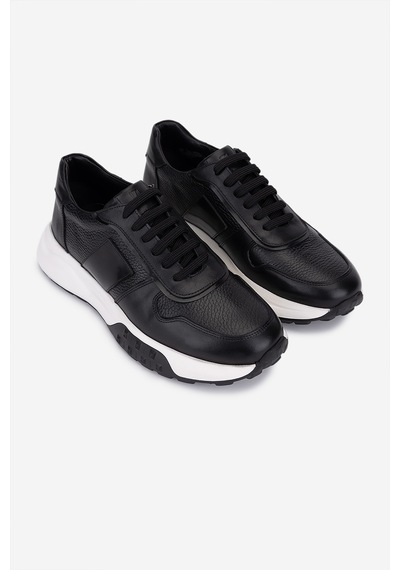Valmenti Erkek Hakiki Deri Siyah Sneakers & Spor Ayakkabı 864 1071 Erk Ayk Sk25-26 Sıyah Siyah