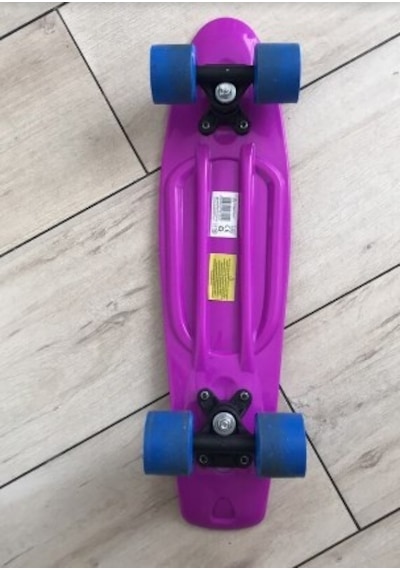 Triathlon T102 Pembe 4 Tekerli Kırılmaz Pvc Kaykay Çok Renkli