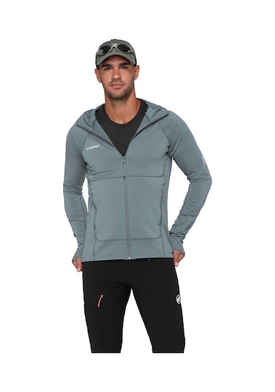 Mammut Mammut Taiss Ml Hooded Men Erkek Gri Fleece 4487 Antrasit