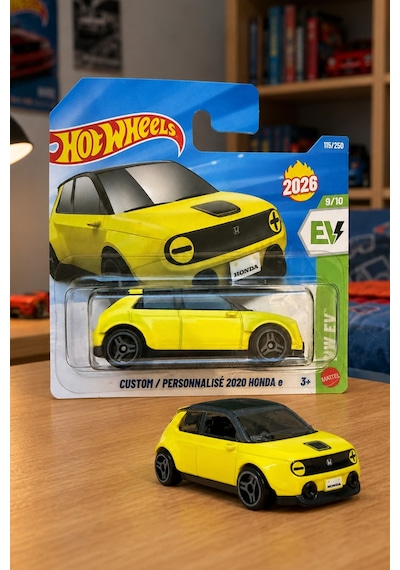 Hot Wheels Custom 2020 Honda E - Ev Özel Seri Metal Oyuncak Araba Çok Renkli