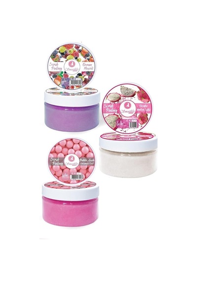 Smoothly Orman Meyveli + Ekvator Vanilya Sütlü + Sakızlı El Ayak Bakım Peeling Seti 200ml X 3 Adet