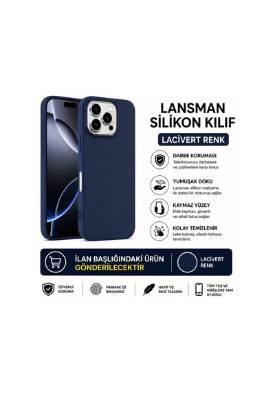 Mi 14t Pro Uyumlu Lansman Silikon Kılıf Lacivert