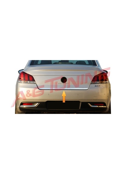 Peugeot 508 Krom Bagaj Alt Çıta Formlu 2010 Üzeri Paslanmaz Çelik N11.6113