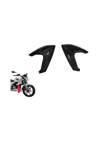 Rks Titanik 150-s Depo Altı Yan Kapak Takım Siyah Yazısız
