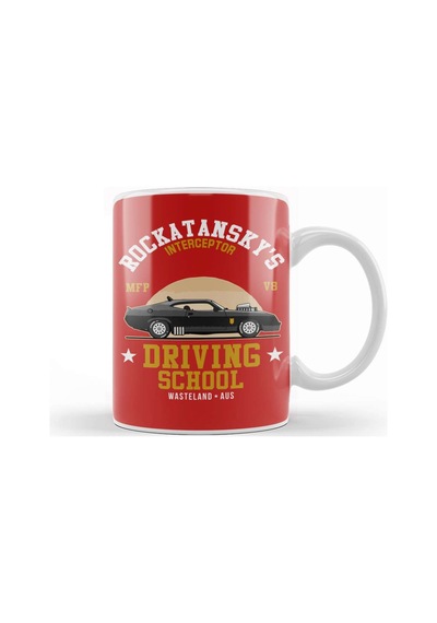 Mad Max Rocktanskys Driving School Kupa Bardak Porselen Karışık
