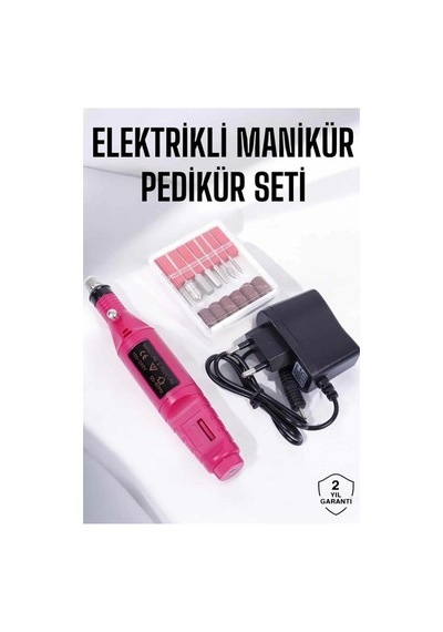 Elektrikli Manikür Pedikür Törpü Seti Protez Tırnak Nasır Temizleyici 76753494