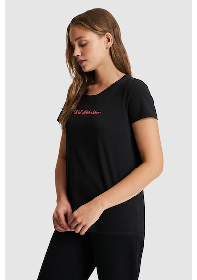 U.s. Polo Assn. Kadın Siyah Tişört Basic 50323450-vr046 U.s. Polo Assn. Kadın Siyah Tişört Basic 50323450-vr046