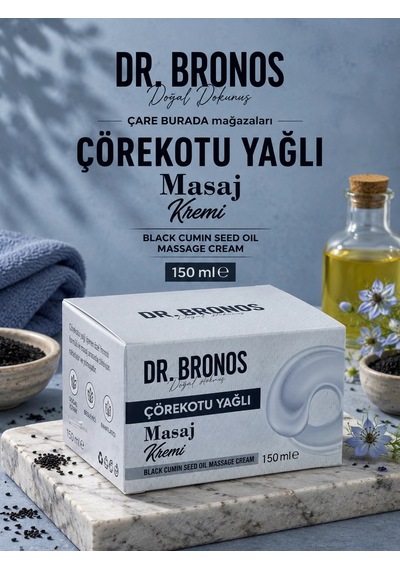 Dr. Bronos Çörekotu Yağlı Masaj Kremi 150 Ml