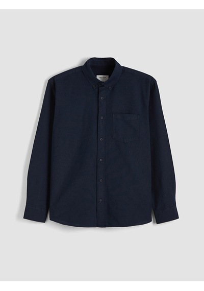 Lcw Vision Lacivert Regular Fit Oxford Erkek Gömlek