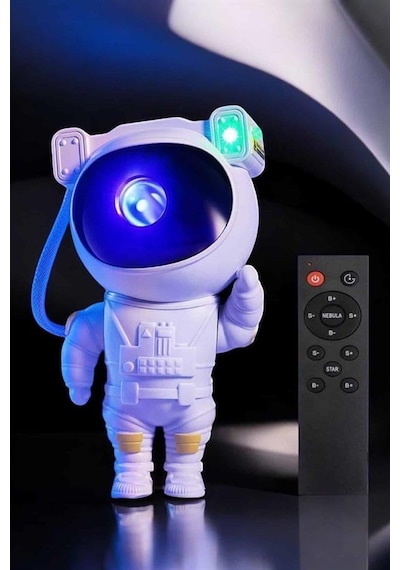 Tek Astronot Görünümlü Projeksiyon Speaker Taşınabilir Najmaddin