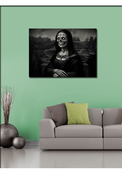 Kanvas Tablo Gotik Mona Lisa