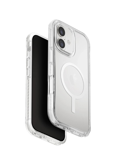Apple Uyumlu iPhone 17 Kılıf Combat Serisi Üç Katmanlı Shocksorb Magsafe Özellikli Magclick Koruyucu Kapak Şeffaf