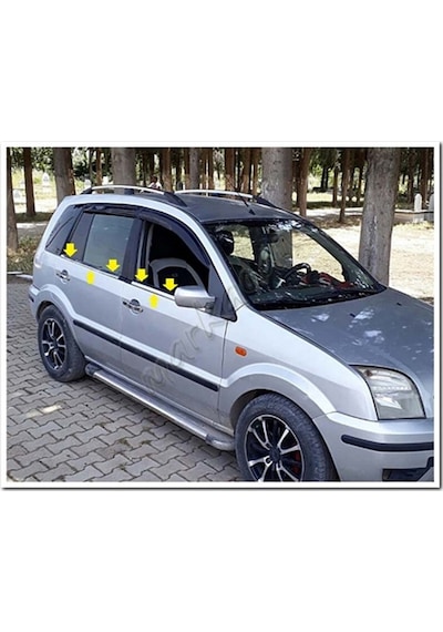 Db Chrome Ford Fusion Cam Çıtası Nikelajı 2002-2012 4 Parça P.çel