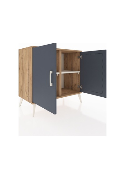Hyperion Şifonyer 2 Raflı 2 Kapaklı 88x44x80 Çam-antrasit/aytaşı Antrasit/aytaşı Hyperion Şifonyer 2 Raflı 2 Kapaklı 88x44x80 Çam-antrasit/aytaşı Antrasit/aytaşı