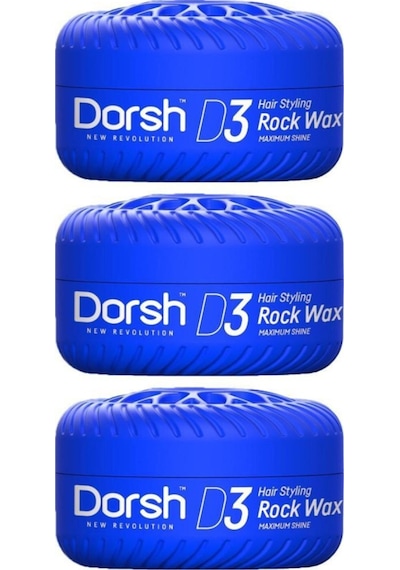 Dorsh Saç Şekillendirici Rock Wax D3 3x150 ML