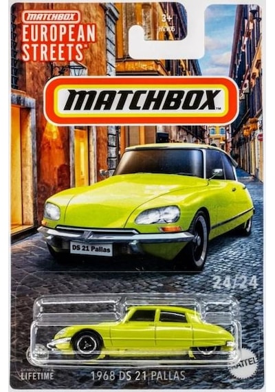 Matchbox European Streets - 1968 Ds 21 Pallas Hvv41 Renkli