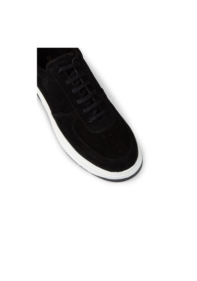 Deery Hakiki Süet Siyah Erkek Sneaker Ayakkabı - 01965Msyhe06 Siyah